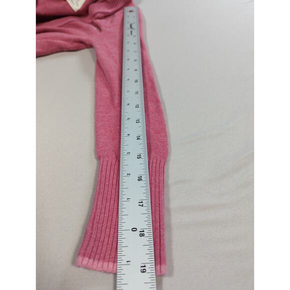 Hollister Womens Pink Button Front Cardigan Sweater Small 100% Cotton Logo - Picture 7 of 9